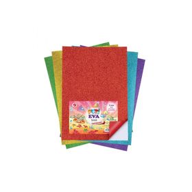Puti 1147 A4 Simli Yapışkanlı 10'lu Karışık Renk Eva
