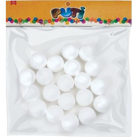 Puti 3 cm 20'li Köpük Top
