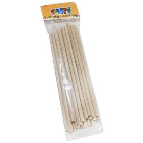 Puti 4711 24'lü Natural Ahşap Çöp Çubuğu