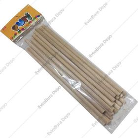 Puti 4711 24'lü Natural Ahşap Çöp Çubuğu