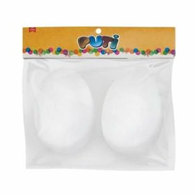 Puti 4919 2'li 10cm Köpük Yumurta