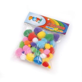 Puti 5799097 10-20-30 mm N:00251 Karışık Renkli Ponpon