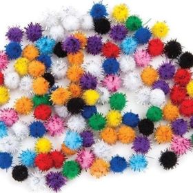 Puti 5799098 100x10 mm Metalik Ponpon