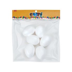 Puti 6 cm 6'lı Köpük Yumurta