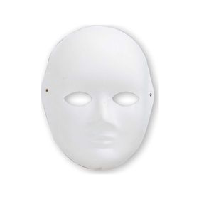 Puti Büyük Surat Karton Maske
