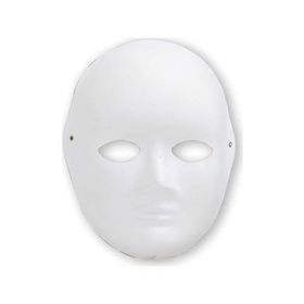 Puti Büyük Surat Karton Maske