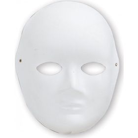 Puti Büyük Surat Karton Maske