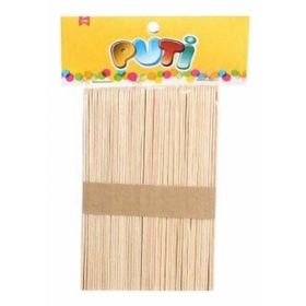Puti Natural 4612 50'li Ahşap Büyük Dil Çubuğu