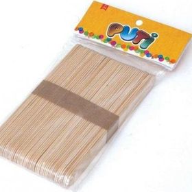 Puti Naturel Küçük Ahşap Dil Çubuğu