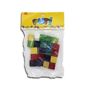 Puti Renkli 20'li Ahşap Küp