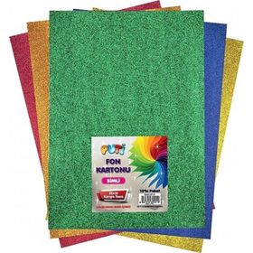 Puti Simli 25x35 cm 10'lu Karışık Fon Kartonu