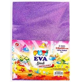 Puti Simli Yapışkanlı 10'lu Eva