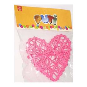 Puti Tekli 8849 Bambu Kalp Süs