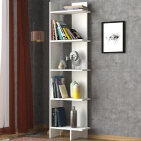Puzzle Design Perla Beyaz Kitaplık
