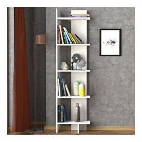 Puzzle Design Perla Beyaz Kitaplık