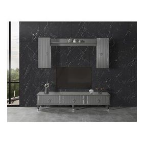 Puzzle Design Safir Turkuaz Beyaz Tv Ünitesi