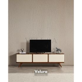 Puzzle Design Safir Turkuaz Beyaz Tv Ünitesi