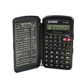 Puzzle PS-108 Siyah Hesap Makinesi