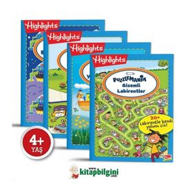 Puzzlemania Favori Puzzle 4`lü Set Dikkat Atölyesi Yayınları