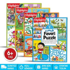 Puzzlemania Favori Puzzle 4`lü Set Dikkat Atölyesi Yayınları