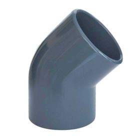 Pvc 45° Yapıştırma 50 mm Muflu Dirsek