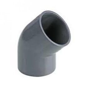 Pvc 45° Yapıştırma 50 mm Muflu Dirsek