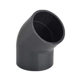 Pvc 45° Yapıştırma 63 mm Muflu Dirsek