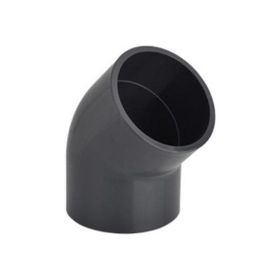 Pvc 45° Yapıştırma 90 mm Muflu Dirsek