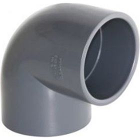 Pvc 90° Yapıştırma 63 mm Muflu Dirsek