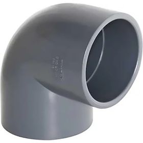 Pvc 90° Yapıştırma 75 mm Muflu Dirsek