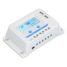 PWM 10A Şarj Kontrol Cihazı Akü Batarya Şarj Regülatörü Solar Güneş Paneli