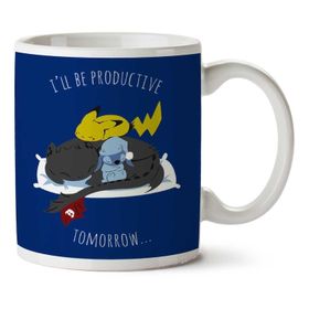 Pyjama Slumber Party Pikachu Toothless Stitch Baskılı Kupa