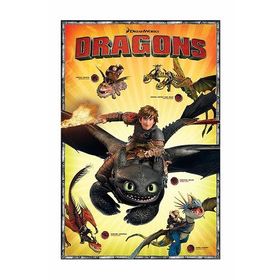 Pyramid International Dragons Characters Maxi Poster