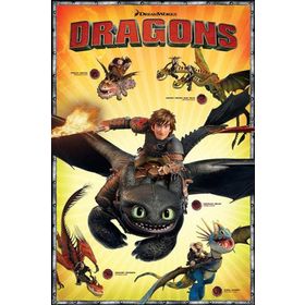 Pyramid International Dragons Characters Maxi Poster