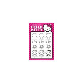 Pyramid International Hello Kitty How To Draw Maxi Poster
