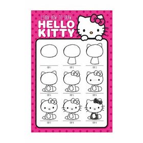 Pyramid International Hello Kitty How To Draw Maxi Poster