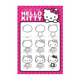 Pyramid International Hello Kitty How To Draw Maxi Poster
