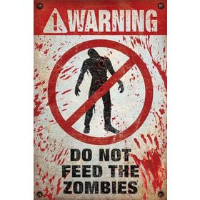 Pyramid International Maxi Warning Do Not Feed The Zombies Poster