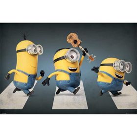 Pyramid International Minions Abbey Road Poster