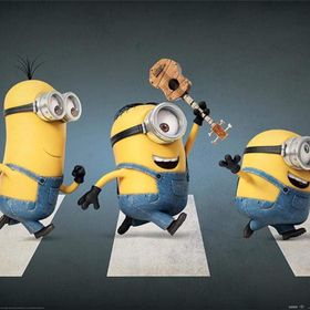Pyramid International Minions Abbey Road Poster