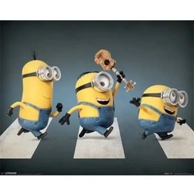 Pyramid International Minions Abbey Road Poster