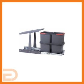 Pyramith 12+12 lt Antrasit Çöp Kovası