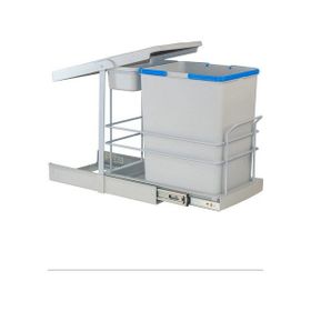 Pyramith 16+1 lt Gri Çöp Kovası