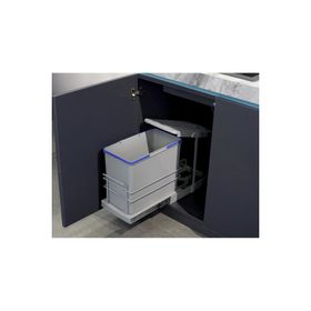 Pyramith P9156 24 lt Gri Teleskopik Raylı Çöp Kovası