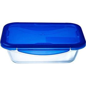 Pyrex 0.8 lt 281PG00-7146 Dikdörtgen Kapaklı Saklama Kabı