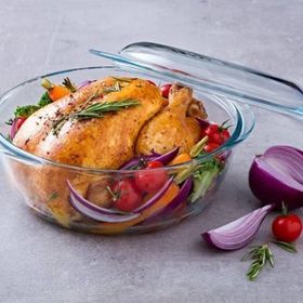 Pyrex 108A000/7043 1,5+0,6 lt Yuvarlak Fırın Kabı