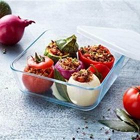 Pyrex 219P001-7044 2 lt Kare Kapaklı Saklama Kabı