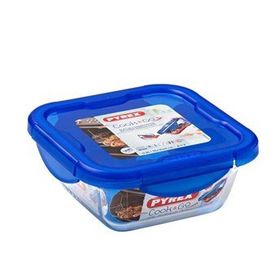 Pyrex 285PG00-7146 0.8 lt Kare Kapaklı Saklama Kabı