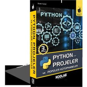 PYTHON Projeler ve Popüler Kütüphaneler-Kodlab Yayınları