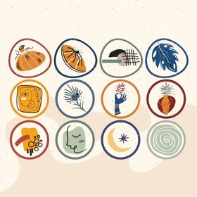 PYTK015 Çıkart ma Çiçek Karışık Tasarımlı A5 Stickers